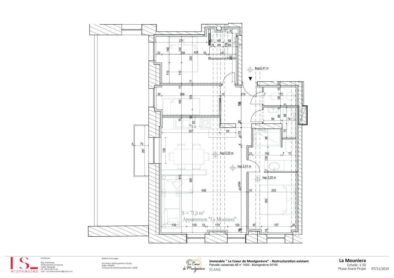 Le Chaberton, Renove En 2021, Pied Des Pistes Et Spa Montgenevre Luaran gambar